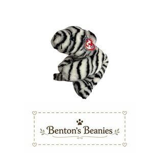 Blizzard the Snow Leopard TY Beanie Buddies | Mint Tags
